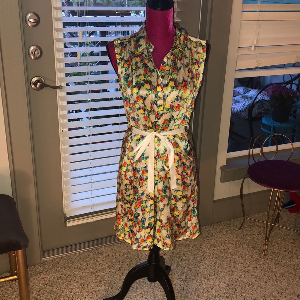 Rebecca Minkoff silk button down dress